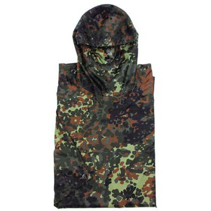 MFH US Rip-Stop Poncho 223x 144 cm, Flecktarn
