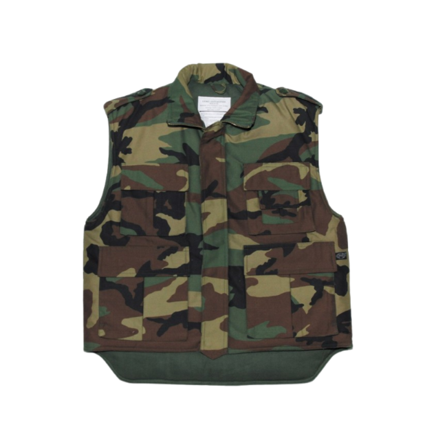 MFH US Ranger Insulated Vest, Woodland