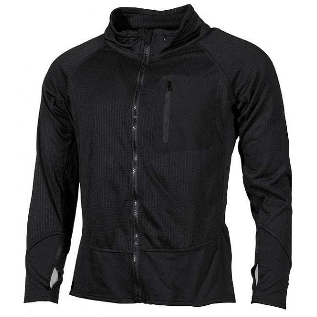MFH US Tactical Long Sleeve Undershirt, Black