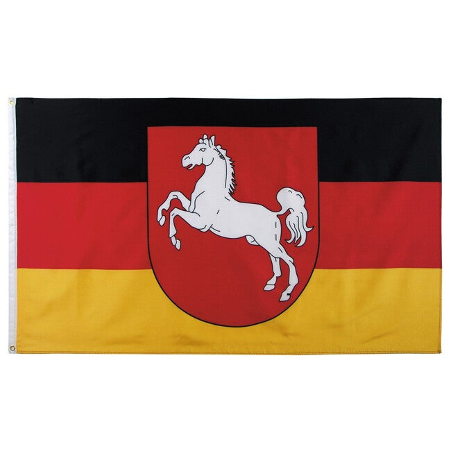 MFH Lower Saxony Flag, Polyester, 90 x 150 cm