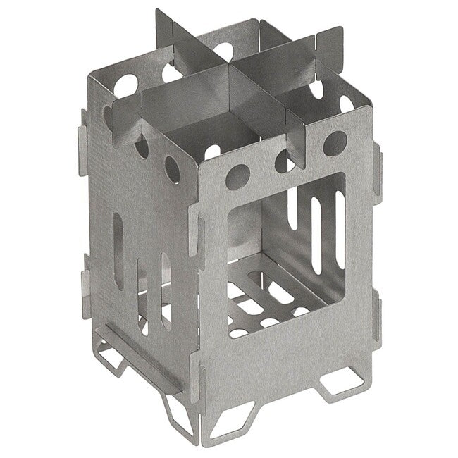 MFH Hobo Outdoor Stove Small, Stainless Steel
