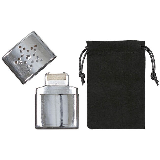 MFH Pocket Hand Warmer, Liquid, Chrome