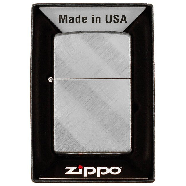MFH Zippo Diagonal Weave Wind-Resistant Lighter, Unfilled