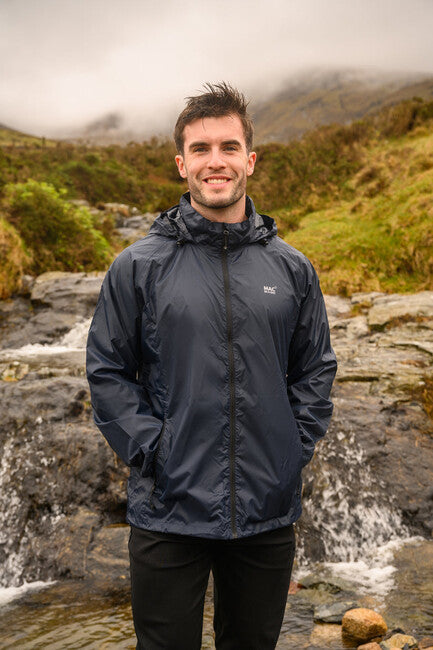 Mac in a Sac Origin 2 Waterproof Jacket, Navy Blue