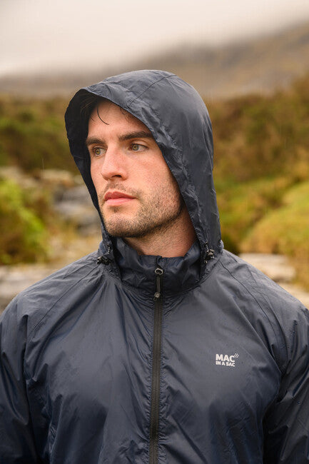 Mac in a Sac Origin 2 Waterproof Jacket, Navy Blue