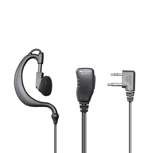 Midland MA 21 Li Headset with 2 × 3.5mm Jack
