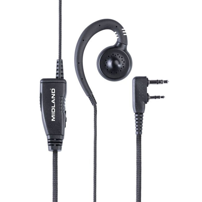 Midland Headset MA29-LK with PTT and 2-pin Kenwood Connector