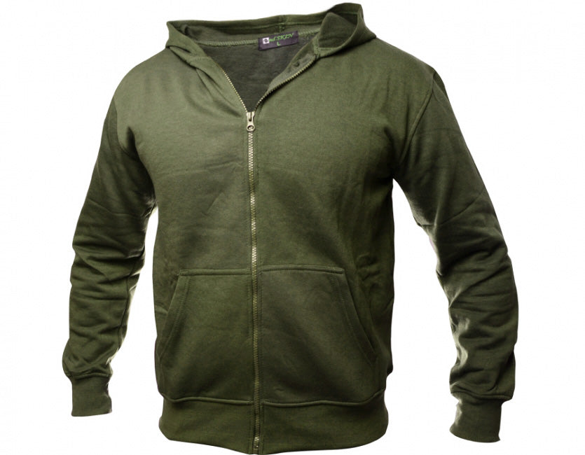 O&T mikina Andskin Zipper olivová