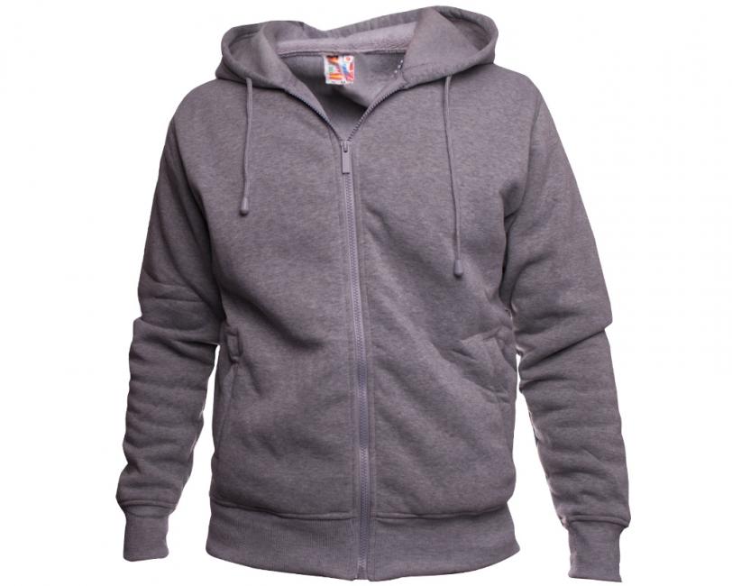 O&T Paulo High Zipper Hoodie, Grey
