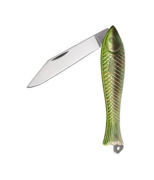 Mikov Fish Folding Knife, 78mm, Yellow