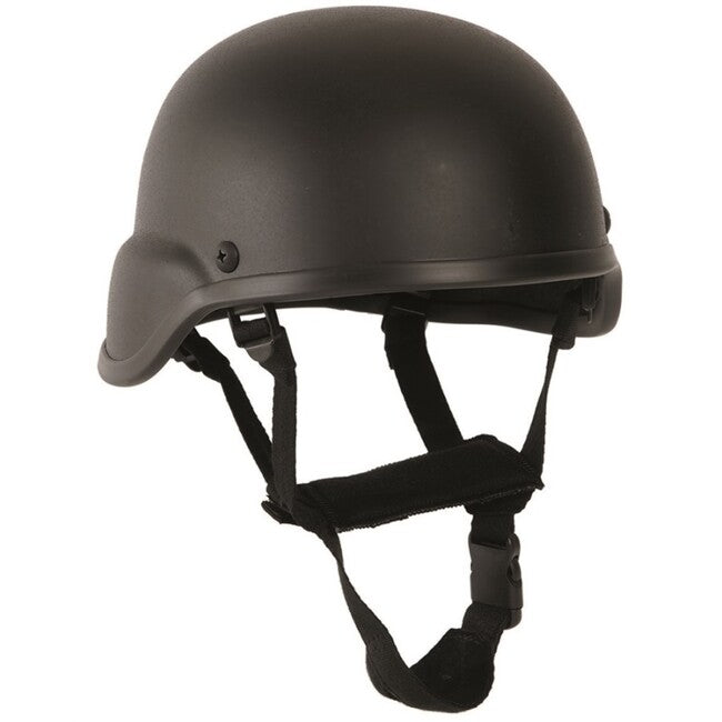 Mil-Tec American Black Helmet with M.I.C.H. Fibers