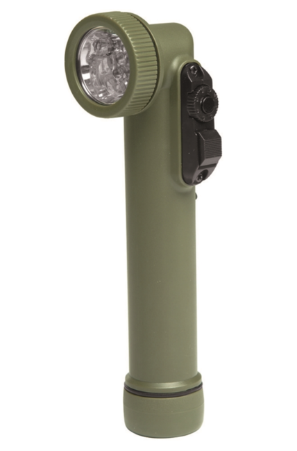Mil-Tec Army 6 LED Flashlight 16cm, Olive