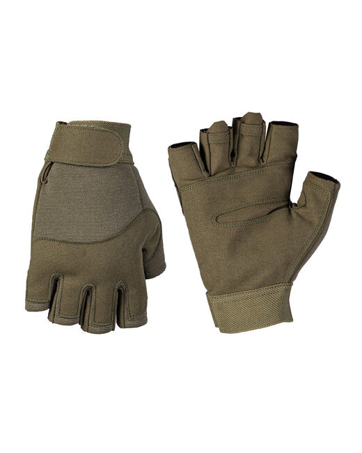 Mil-Tec Army Fingerless Gloves, Olive