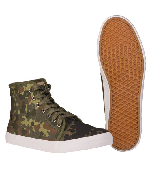 Mil-Tec Army Sneaker Rip-Stop Hiking Shoes, Flecktarn