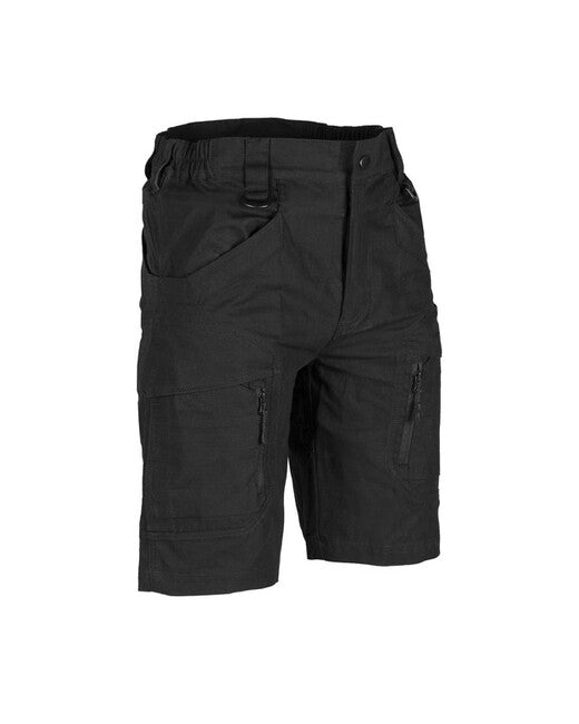 Mil-Tec Assault Shorts Ripstop, Black