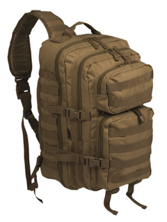 Mil-Tec Assault Large Σακίδιο Πλάτης Μονού Ιμάντα, coyote, 29L