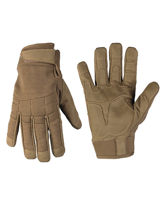 Mil-Tec Assault Gloves, Dark Coyote