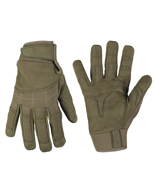 Mil-Tec Assault Gloves, Olive