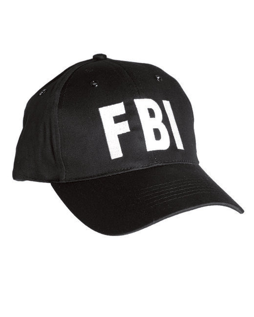 Mil-Tec Baseball Cap, Black FBI