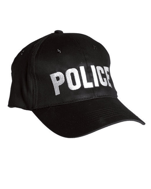 Mil-Tec Police Baseball Cap, Black
