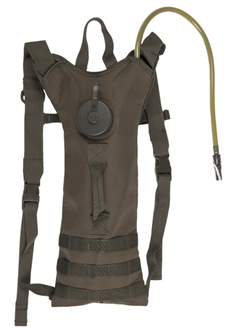 Mil-Tec Hydration Backpack 3L with Straps, Olive