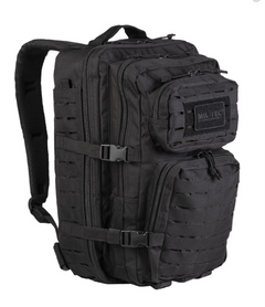Mil-Tec US Assault Large Laser Cut Backpack, Black, 36L
