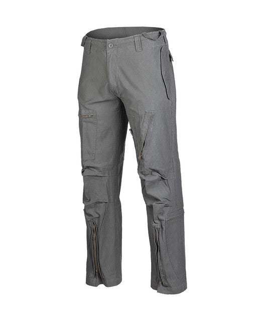 Mil-Tec Cotton Flight Pants, Pre-washed, Olive