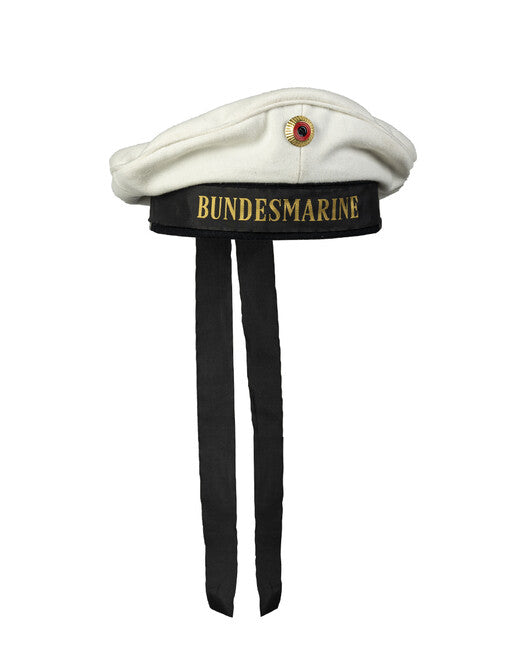 Mil-Tec Navy White Cap with Insignia