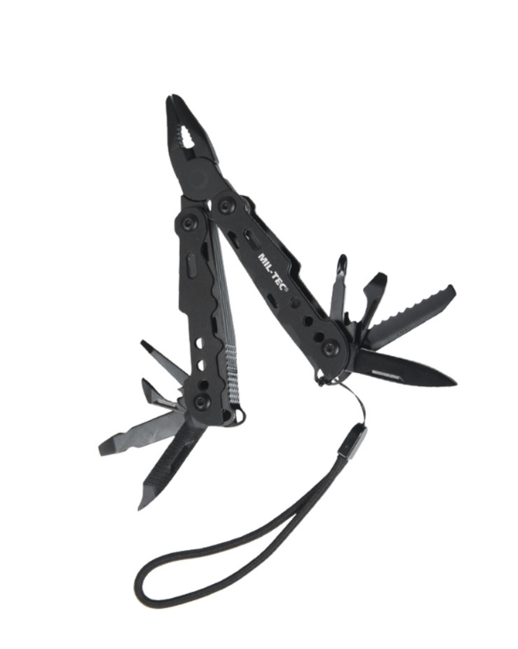 Mil-Tec Multifunctional Tool Small with Pouch, Black