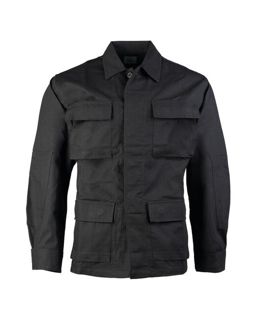 Mil-Tec US BDU Rip-Stop Shirt, Black