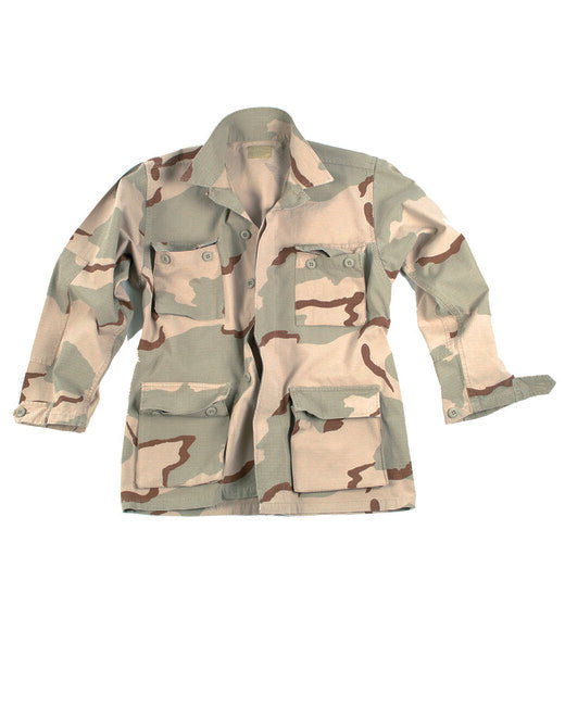 Mil-Tec US BDU Shirt Rip-Stop Pre-Washed, Desert