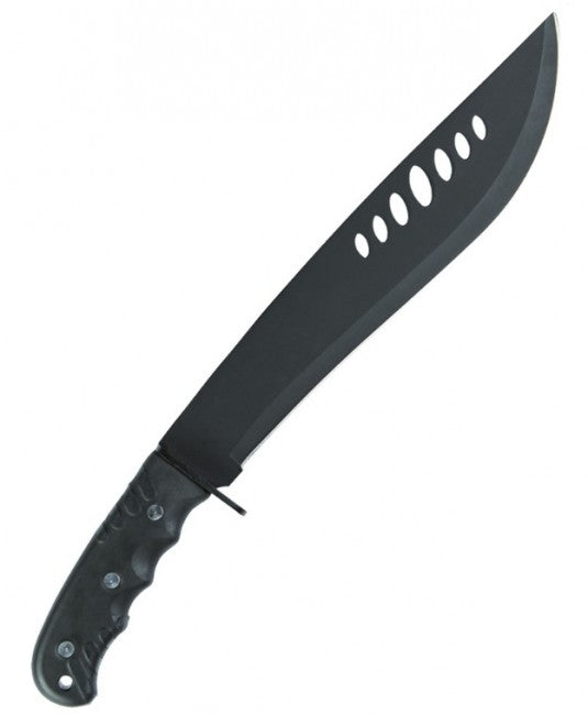 Mil-Tec Bolo Jungle Machete, Black with Sheath, 44cm