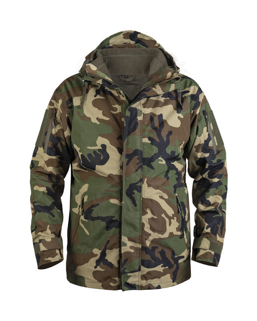 Mil-Tec Wet Weather Jacket GEN.II with Liner, Woodland