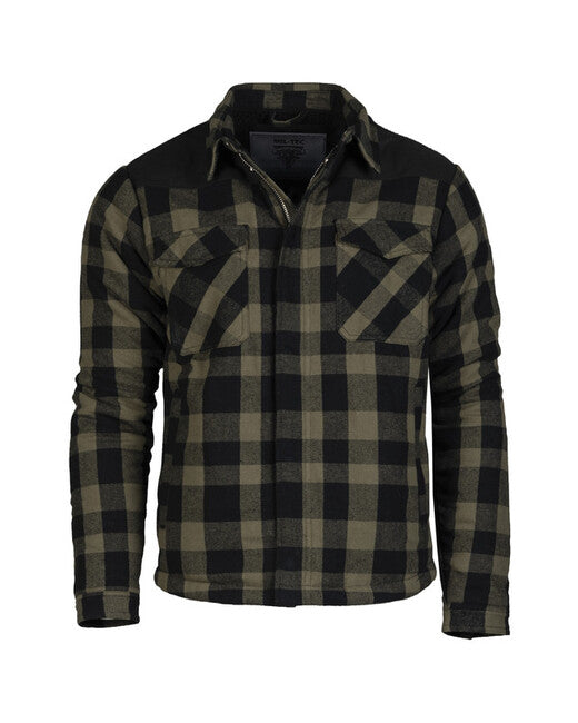 Mil-Tec Lumber Insulated Jacket, Black/Green