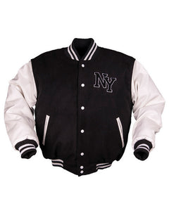 Mil-Tec NY BASEBALL μπουφάν, μαύρο/λευκό