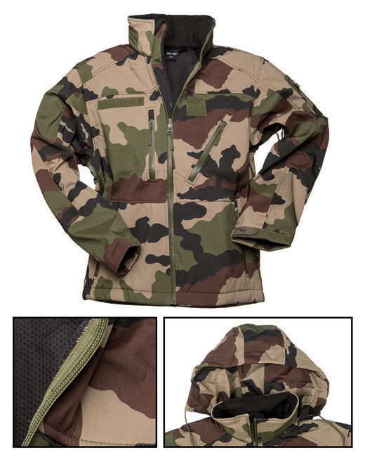 Mil-Tec SCU 14 Softshell Jacket, CCE