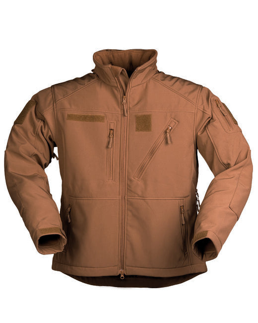 Mil-Tec SCU 14 Softshell Jacket, Dark Coyote