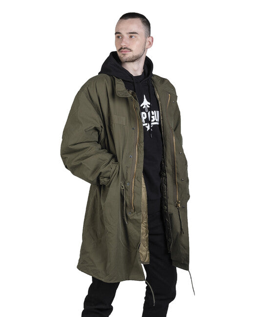Mil-Tec US M-51 Fishtail Jacket with Lining, Green