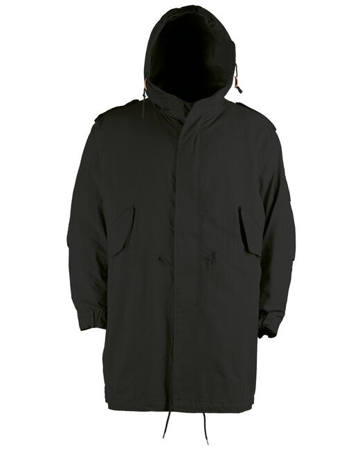 Mil-Tec US M51 Fishtail Jacket with Liner, Black