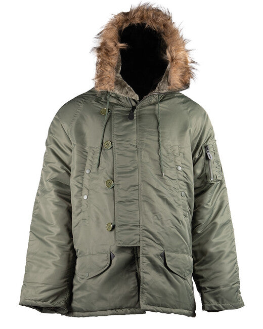 Mil-Tec US Pilot N-3B Basic Jacket, Olive
