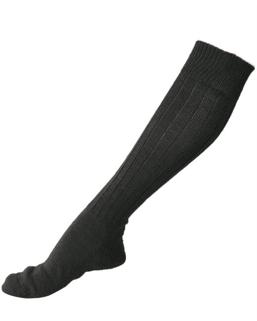 Mil-Tec BW Socks Black with Fleece Sole