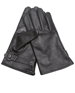 Mil-Tec BW Leather Gloves, Black Lining