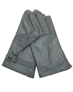 Mil-Tec BW Leather Gloves, Grey Lining