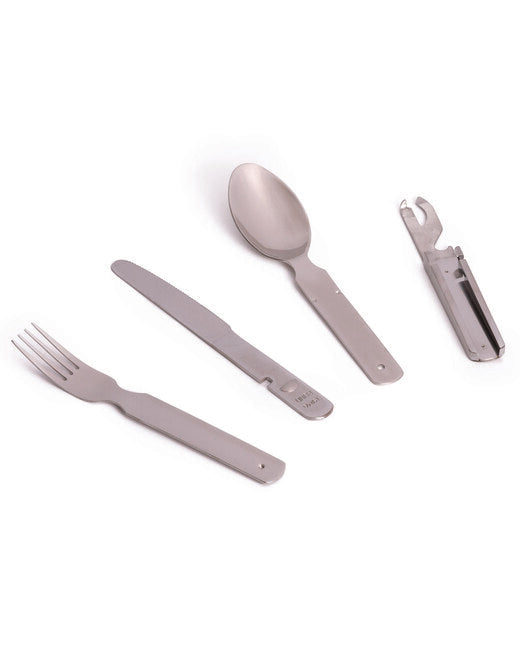 Mil-Tec BW Cutlery Set 4-Piece, Steel