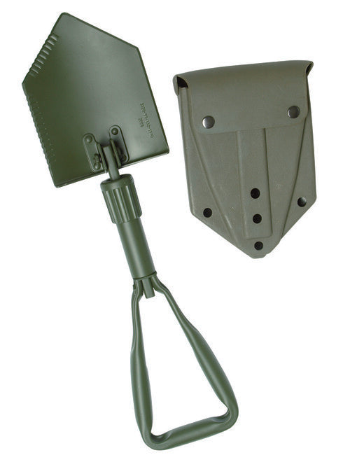 Mil-Tec BW Folding Spade with Pouch, Olive