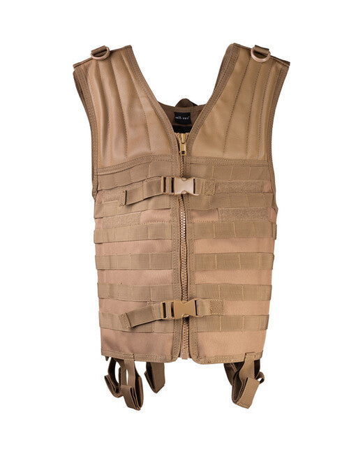 Mil-Tec Carrier Tactical Vest MOLLE System, Coyote