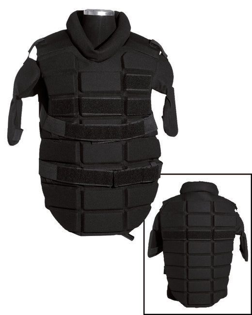 Mil-Tec Chest Protector for Police, Black
