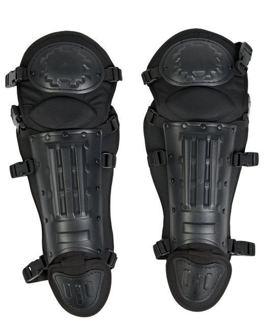 Mil-Tec Leg Protectors for Riot Police, Black