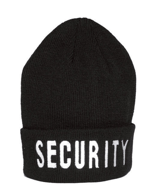 Mil-Tec Security Knit Beanie, Black