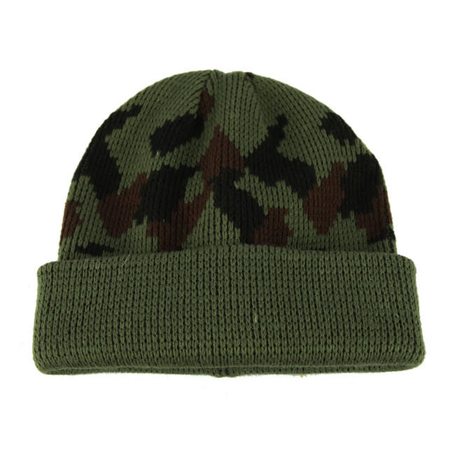Mil-Tec Knit Beanie, Woodland
